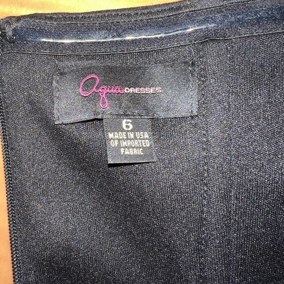 Aqua Black Strapless Mini Dress - Picture 4 of 4